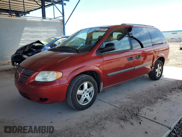 2007 Dodge Grand Caravan SE with VIN 1D4GP24R97B203081, listed as a Copart auction lot 53430165 with 154,912 mi miles and Salvage Title. Bid and sale history available at DreamBid. Image 1.