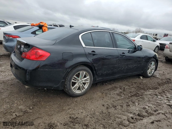 2011 Infiniti G25 Sedan x with VIN JN1DV6AR0BM653865, listed as a Copart auction lot 44927045 with 174,354 mi miles and Salvage Title. Bid and sale history available at carsss.com. Image 3.