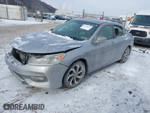 2016 Honda Accord Sedan EX with VIN 1HGCR2F7XGA220111, listed as a IAAI auction lot 41374643 with 105,292 mi miles. Bid and sale history available at carsss.com. Image 18.