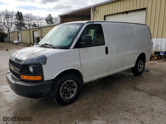 2011 Chevrolet Express Cargo Van with VIN 1GCSGAFX8B1134475, listed as a Copart auction lot 88822585 with 343,480 mi miles and Clean Title. Bid and sale history available at carsss.com. Image 1.