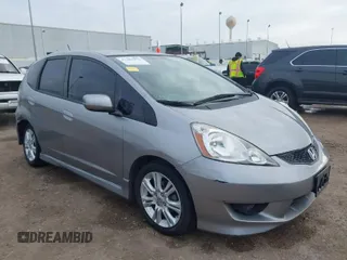2010 Honda Fit Sport with VIN JHMGE8H48AS017011, listed as a IAAI auction lot 41485826 with 73,343 mi miles. Bid and sale history available at carsss.com. Image 1.