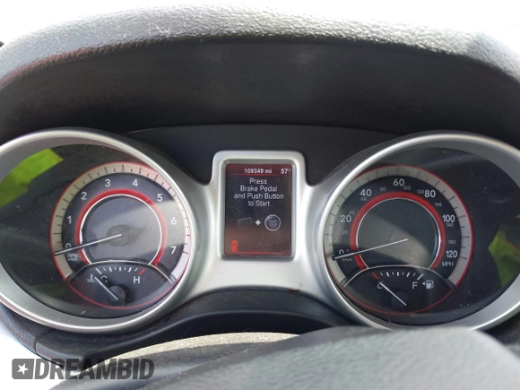 2013 Dodge Journey SE with VIN 3C4PDCAB4DT723573, listed as a IAAI auction lot 42347234 with 109,349 mi miles and . Bid and sale history available at DreamBid. Image 7.