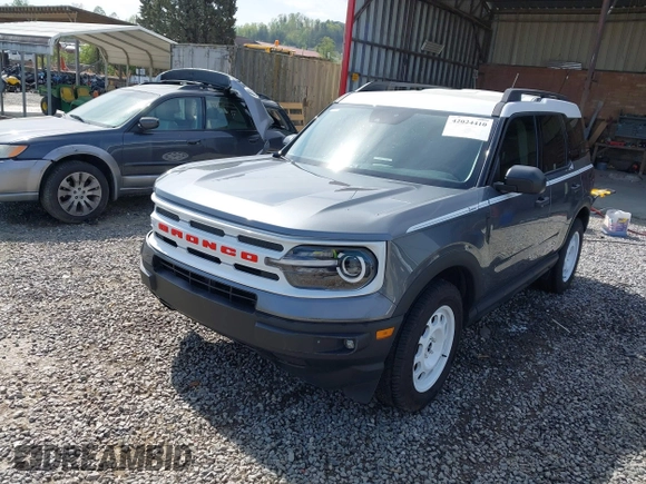 2024 Ford Bronco Sport Heritage with VIN 3FMCR9G64RRE14313, listed as a IAAI auction lot 42024410 with 6,771 mi miles and . Bid and sale history available at DreamBid. Image 18.