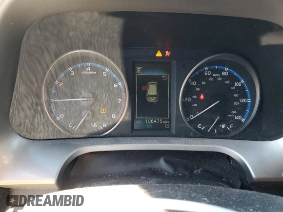 2018 Toyota RAV4 XLE with VIN 2T3RFREV7JW788173, listed as a Copart auction lot 45637205 with 106,475 mi miles and Salvage Title. Bid and sale history available at carsss.com. Image 9.