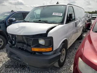 2017 Chevrolet Express Cargo z VIN 1GCWGAFG0H1321543, wystawiony jako Copart lot #56884035 z przebiegiem 125 311 mil mil oraz Szkoda całkowita • Salvage title. Historia ofert i sprzedaży dostępna na DreamBid. Obrazek 1.