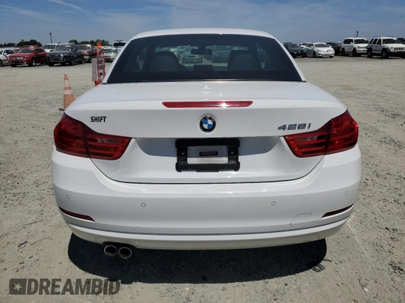 2015 BMW 4 Series 428i with VIN WBA3V7C59FP771861, listed as a Copart auction lot 56562525 with 64,273 mi miles and Salvage title. Bid and sale history available at DreamBid. Image 6.
