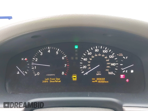 2005 Lexus LS 430 z VIN JTHBN36F155016238, wystawiony jako IAAI lot #41522383 z przebiegiem 180 659 mil mil oraz . Historia ofert i sprzedaży dostępna na DreamBid. Obrazek 7.