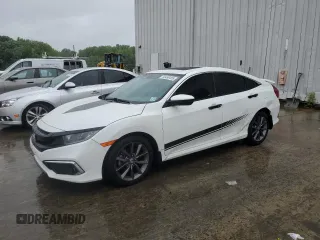2021 Honda Civic EX-L z VIN 19XFC1F73ME207359, wystawiony jako Copart lot #56490455 z przebiegiem 25 645 mil mil oraz Szkoda całkowita • Salvage title. Historia ofert i sprzedaży dostępna na DreamBid. Obrazek 1.