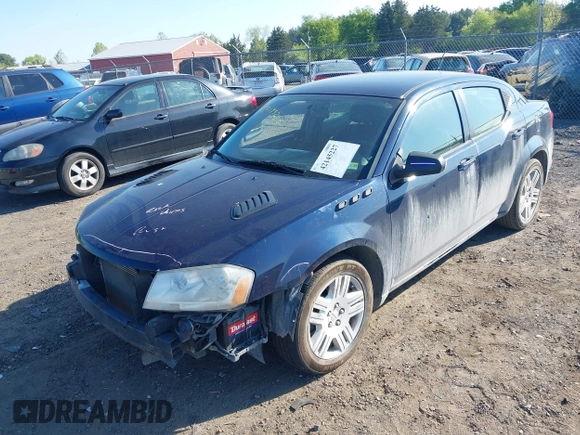 2014 Dodge Avenger SE z VIN 1C3CDZAB9EN144246, wystawiony jako IAAI lot #42145227 z przebiegiem 133 155 mil mil oraz . Historia ofert i sprzedaży dostępna na DreamBid. Obrazek 2.