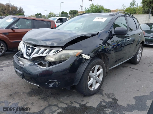 2009 Nissan Murano S with VIN JN8AZ18UX9W030922, listed as a IAAI auction lot 42023286 with 128,962 mi miles. Bid and sale history available at carsss.com. Image 17.