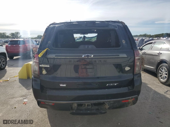 2021 Chevrolet Suburban RST with VIN 1GNSKEKD6MR493966, listed as a Copart auction lot 73144864 with 42,789 mi miles and Salvage Title. Bid and sale history available at carsss.com. Image 6.