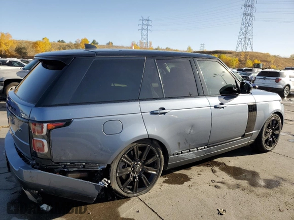 2022 Land Rover Range Rover Westminster with VIN SALGS2RU2NA459700, listed as a Copart auction lot 75722584 with 33,379 mi miles and Clean title. Bid and sale history available at DreamBid. Image 3.
