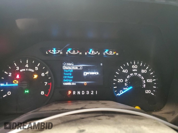2016 Ford F-150 XL z VIN 1FTMF1E80GKD40557, wystawiony jako Copart lot #61587045 z przebiegiem 109 882 mil mil oraz Szkoda całkowita • Salvage title. Historia ofert i sprzedaży dostępna na DreamBid. Obrazek 9.