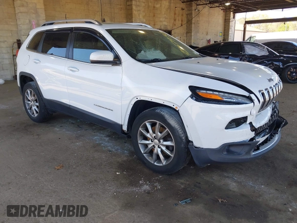 2018 Jeep Cherokee Limited z VIN 1C4PJMDB9JD549981, wystawiony jako IAAI lot #42157930 z przebiegiem 107 931 mil mil oraz . Historia ofert i sprzedaży dostępna na DreamBid. Obrazek 1.