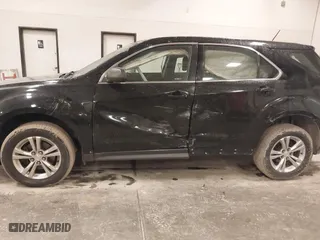 2017 Chevrolet Equinox LS with VIN 2GNALBEK4H1599333, listed as a IAAI auction lot 41845974 with 107,763 mi miles. Bid and sale history available at carsss.com. Image 6.