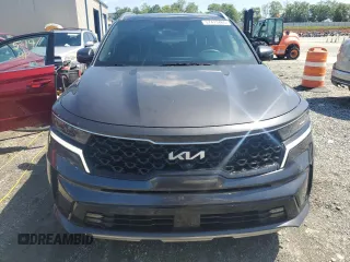 2023 Kia Sorento SX Prestige with VIN KNDRMDLH8P5210542, listed as a Copart auction lot 57473485 with 15,495 mi miles and Salvage title. Bid and sale history available at DreamBid. Image 5.