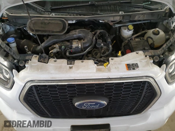 2023 Ford Transit Passenger XL with VIN 1FBAX2C82PKA70924, listed as a Copart auction lot 41698045 with 53,555 mi miles and Clean Title. Bid and sale history available at DreamBid. Image 12.