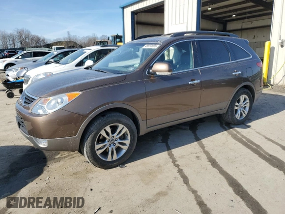 2012 Hyundai Veracruz Limited with VIN KM8NUDCC0CU195873, listed as a Copart auction lot 48550085 with 74,188 mi miles and Salvage title. Bid and sale history available at DreamBid. Image 1.