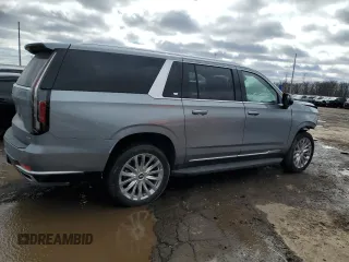 2023 Cadillac Escalade ESV 4WD Premium Luxury with VIN 1GYS4KKL1PR562859, listed as a Copart auction lot 47848675 with 12,007 mi miles and Clean Title. Bid and sale history available at carsss.com. Image 3.
