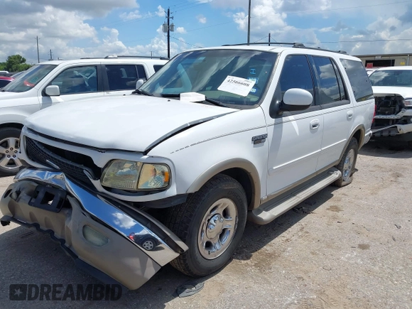 2002 Ford Expedition Eddie Bauer with VIN 1FMRU17L92LA42990, listed as a IAAI auction lot 42566608 with Not provided miles and . Bid and sale history available at DreamBid. Image 2.