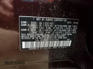 2024 Subaru Ascent Touring z VIN 4S4WMAWD3R3403489, wystawiony jako Copart lot #49660775 z przebiegiem Nie podano mil oraz Szkoda całkowita • Salvage title. Historia ofert i sprzedaży dostępna na DreamBid. Obrazek 15.