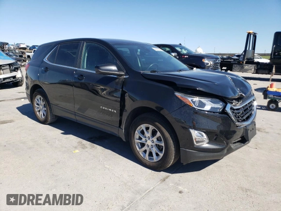 2021 Chevrolet Equinox LT with VIN 3GNAXKEV9ML316982, listed as a Copart auction lot 48827395 with 41,392 mi miles and Salvage Title. Bid and sale history available at DreamBid. Image 4.