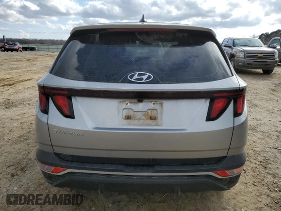 2022 Hyundai Tucson SE with VIN 5NMJA3AE5NH003805, listed as a Copart auction lot 42824585 with 61,765 mi miles and Salvage Title. Bid and sale history available at carsss.com. Image 6.