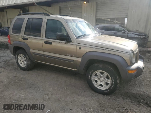 2004 Jeep Liberty Sport with VIN 1J4GL48K04W105430, listed as a Copart auction lot 50287225 with 135,682 mi miles and Clean Title. Bid and sale history available at carsss.com. Image 4.