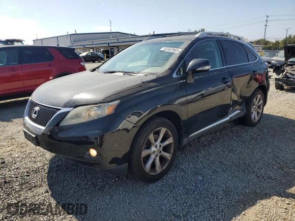 2011 Lexus RX 350 with VIN 2T2BK1BA7BC118064, listed as a Copart auction lot 65592965 with 129,497 mi miles and Salvage title. Bid and sale history available at DreamBid. Image 1.