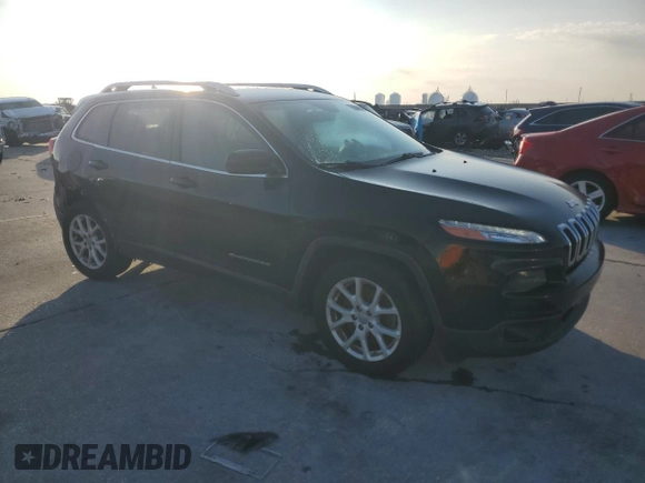 2017 Jeep Cherokee Latitude with VIN 1C4PJLCB3HW514461, listed as a Copart auction lot 55848785 with 50,768 mi miles and Salvage title. Bid and sale history available at DreamBid. Image 4.