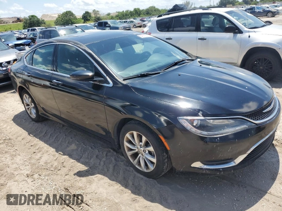 2015 Chrysler 200 C with VIN 1C3CCCCB3FN550733, listed as a Copart auction lot 54972845 with 86,902 mi miles and Clean Title. Bid and sale history available at DreamBid. Image 4.