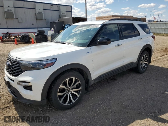 2022 Ford Explorer ST-Line с VIN 1FMSK8KH7NGC46865, выставлен на аукционе Copart как лот 54337545 с пробегом 50 417 миль миль и Списание • Salvage title. История ставок и продаж доступна на DreamBid. Изображение 1.