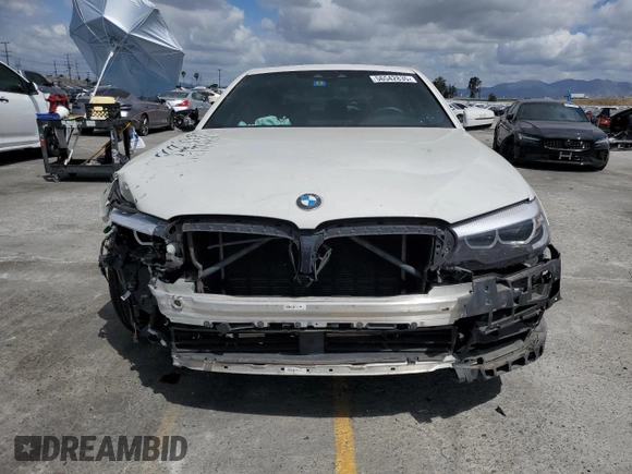 2020 BMW 5 Series 530e with VIN WBAJA9C07LCD08710, listed as a Copart auction lot 56542835 with Not provided miles and Salvage title. Bid and sale history available at DreamBid. Image 5.