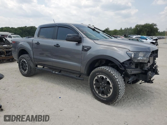 2021 Ford Ranger XL with VIN 1FTER4FH1MLD36020, listed as a Copart auction lot 58893745 with 48,296 mi miles and Salvage title. Bid and sale history available at DreamBid. Image 4.