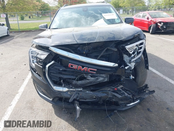 2024 GMC Terrain SLE z VIN 3GKALTEG9RL114196, wystawiony jako IAAI lot #42116149 z przebiegiem 17 048 mil mil oraz . Historia ofert i sprzedaży dostępna na DreamBid. Obrazek 6.