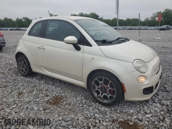 2012 FIAT 500 Sport z VIN 3C3CFFBR7CT186741, wystawiony jako Copart lot #58833045 z przebiegiem 168 764 mil mil oraz Tytuł czysty. Historia ofert i sprzedaży dostępna na DreamBid. Obrazek 4.