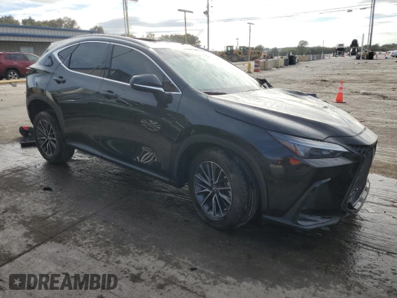 2025 Lexus NX 350h with VIN 2T2AKCEZ4SC031831, listed as a Copart auction lot 71594764 with 9,147 mi miles and Salvage Title. Bid and sale history available at DreamBid. Image 4.