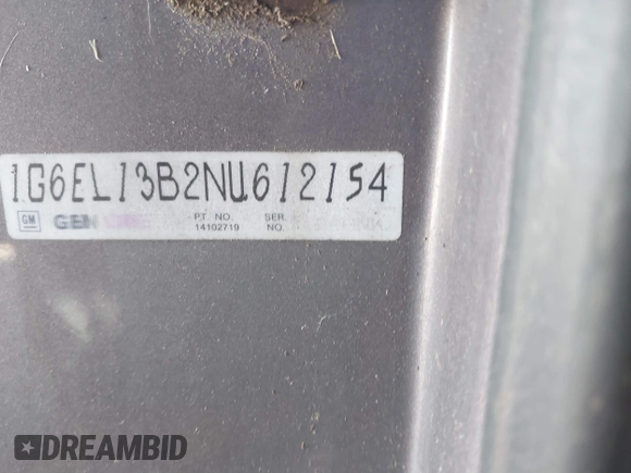 1992 Cadillac Seville z VIN 1G6EL13B2N0612154, wystawiony jako IAAI lot #41757101 z przebiegiem Nie podano mil oraz . Historia ofert i sprzedaży dostępna na DreamBid. Obrazek 9.