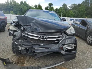 2018 Hyundai Santa Fe 2.4L with VIN 5NMZU3LBXJH066406, listed as a Copart auction lot 61388005 with 65,650 mi miles and Salvage title. Bid and sale history available at DreamBid. Image 5.
