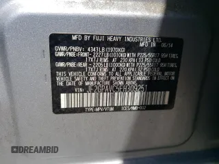 2014 Subaru Crosstrek Premium с VIN JF2GPAVC5EH309251, выставлен на аукционе Copart как лот 52407125 с пробегом 144 387 миль миль и Списание • Salvage title. История ставок и продаж доступна на DreamBid. Изображение 12.