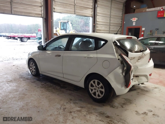 2013 Hyundai Accent GL with VIN KMHCT5AE6DU122559, listed as a IAAI auction lot 41800714 with 129,582 mi miles. Bid and sale history available at carsss.com. Image 3.