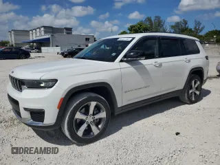 2021 Jeep Grand Cherokee Limited with VIN 1C4RJJBG3M8135887, listed as a Copart auction lot 54707195 with 46,294 mi miles and Salvage title. Bid and sale history available at DreamBid. Image 1.