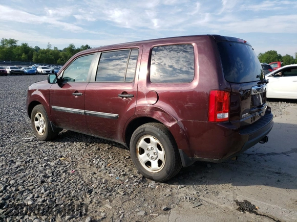 2011 Honda Pilot LX with VIN 5FNYF4H24BB090224, listed as a Copart auction lot 62378855 with 159,469 mi miles and Salvage title. Bid and sale history available at DreamBid. Image 2.