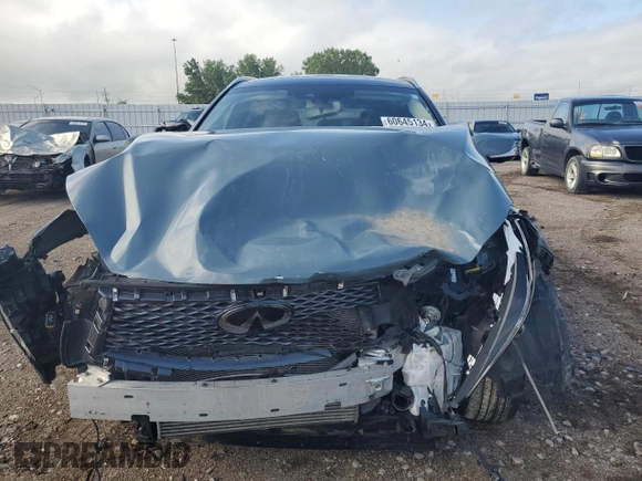 2022 Infiniti QX50 Essential with VIN 3PCAJ5CB1NF117378, listed as a Copart auction lot 60645134 with 29,468 mi miles and Salvage Title. Bid and sale history available at DreamBid. Image 5.