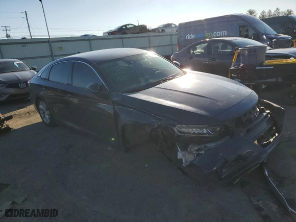 2018 Honda Accord Sedan LX 1.5T with VIN 1HGCV1F14JA056573, listed as a Copart auction lot 44669605 with 57,725 mi miles and Salvage Title. Bid and sale history available at carsss.com. Image 4.