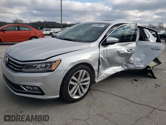 2018 Volkswagen Passat SE z VIN 1VWBA7A34JC016593, wystawiony jako Copart lot #86755894 z przebiegiem 98 351 mil mil oraz Szkoda całkowita • Salvage title. Historia ofert i sprzedaży dostępna na DreamBid. Obrazek 1.