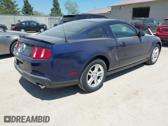 2012 Ford Mustang Premium with VIN 1ZVBP8AM3C5253841, listed as a IAAI auction lot 42157276 with 58,054 mi miles and . Bid and sale history available at DreamBid. Image 4.