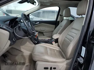 2016 Ford Escape Titanium with VIN 1FMCU9JX1GUB44723, listed as a Copart auction lot 45753105 with 124,118 mi miles and Salvage Title. Bid and sale history available at carsss.com. Image 7.