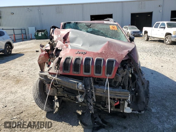 2016 Jeep Cherokee Trailhawk with VIN 1C4PJMBS0GW277367, listed as a Copart auction lot 49656155 with Not Provided miles and Salvage Title. Bid and sale history available at DreamBid. Image 5.