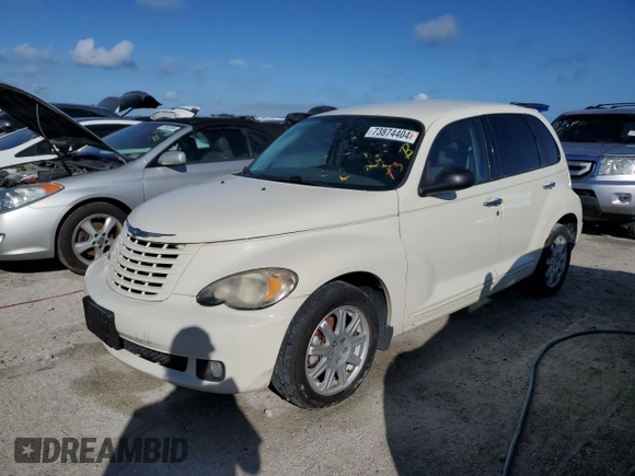 2008 Chrysler PT Cruiser Touring with VIN 3A8FY58B38T187523, listed as a Copart auction lot 73874404 with 0 mi miles and Salvage Title. Bid and sale history available at carsss.com. Image 1.